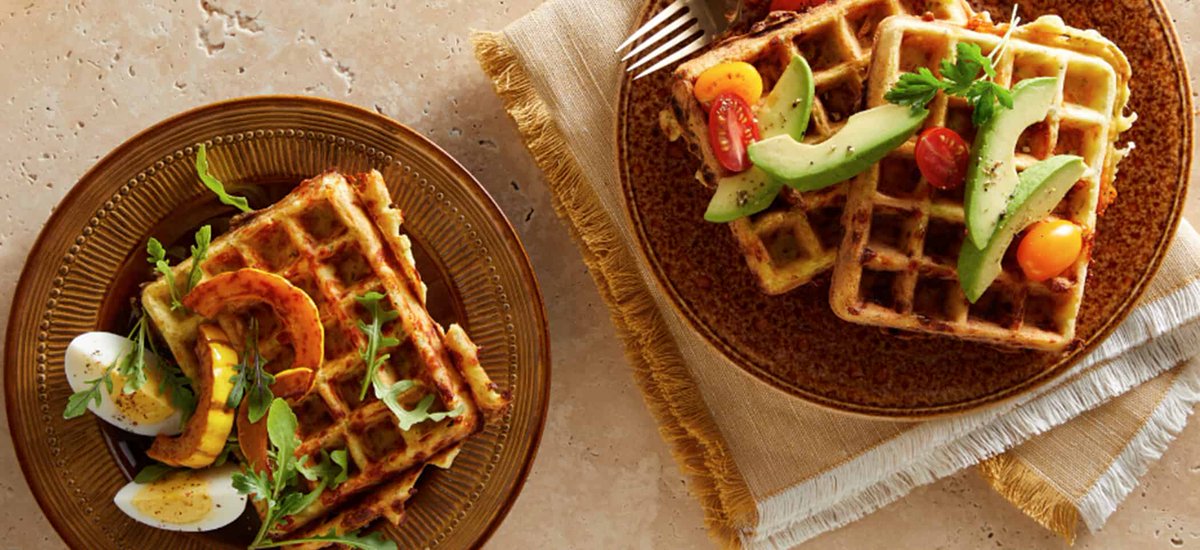 Sweet or savory? 🧇 Today we’re all about savory! These Garlic &amp; Herb Chaffles are crispy, cheesy, and perfect for National Waffle Day. 

Get the recipe 👉 incredibleegg.org/recipe/garlic-…