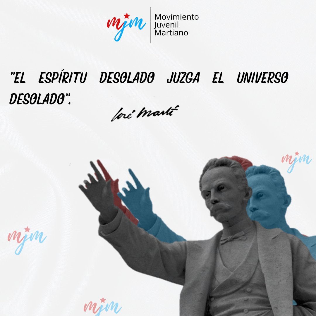 ❤️🌄|| ¡Buenos días, martianos! 

•
•
•

📌 Referencia: “Emerson”. La Opinión Nacional. Caracas, mayo 19 de 1882. Nueva York, (m.?, d.?) de 1882. O.C. 13:23.

#EnJulioComoEnEnero #MJMCuba #SiempreJoven