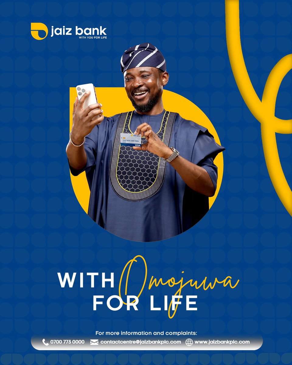 Two Islamic banks. 

One named TAJ, the other named Jaiz.

One went for Paw Paw as ambassador, the other decided to go for Omoju-fvcking-wa as ambassador. 

May you never suffer to build brand or business only to end up where Omojuwa is your ambassador. Amen!
