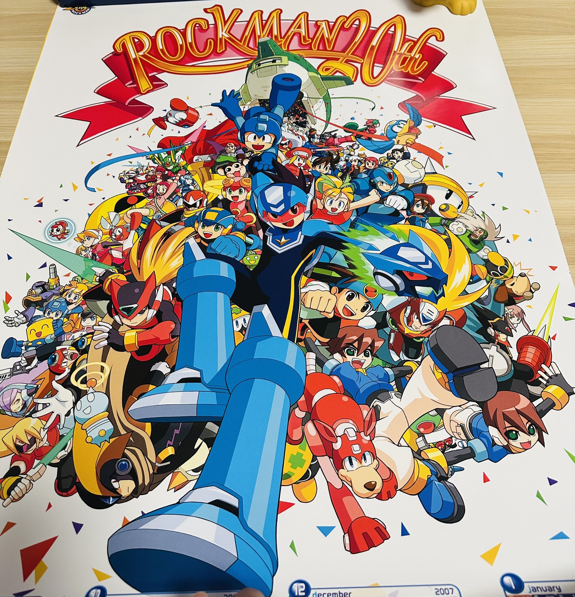 希少　店頭用　ロックマン １＋２　ROCKMAN　販促ポスター 希少 店頭用 ロックマン 1＋2 ROCKMAN 販促ポスター Amazon.co