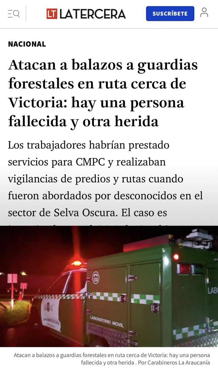 Otro atentado terrorista y otra víctima inocente es asesinada en un camino de La Araucanía. Se anunciarán querellas y se darán sentidas condolencias, pero ya sabemos lo que ocurrirá: absolutamente nada. Ha llegado la hora de que la indignación con los violentos y la pena por las