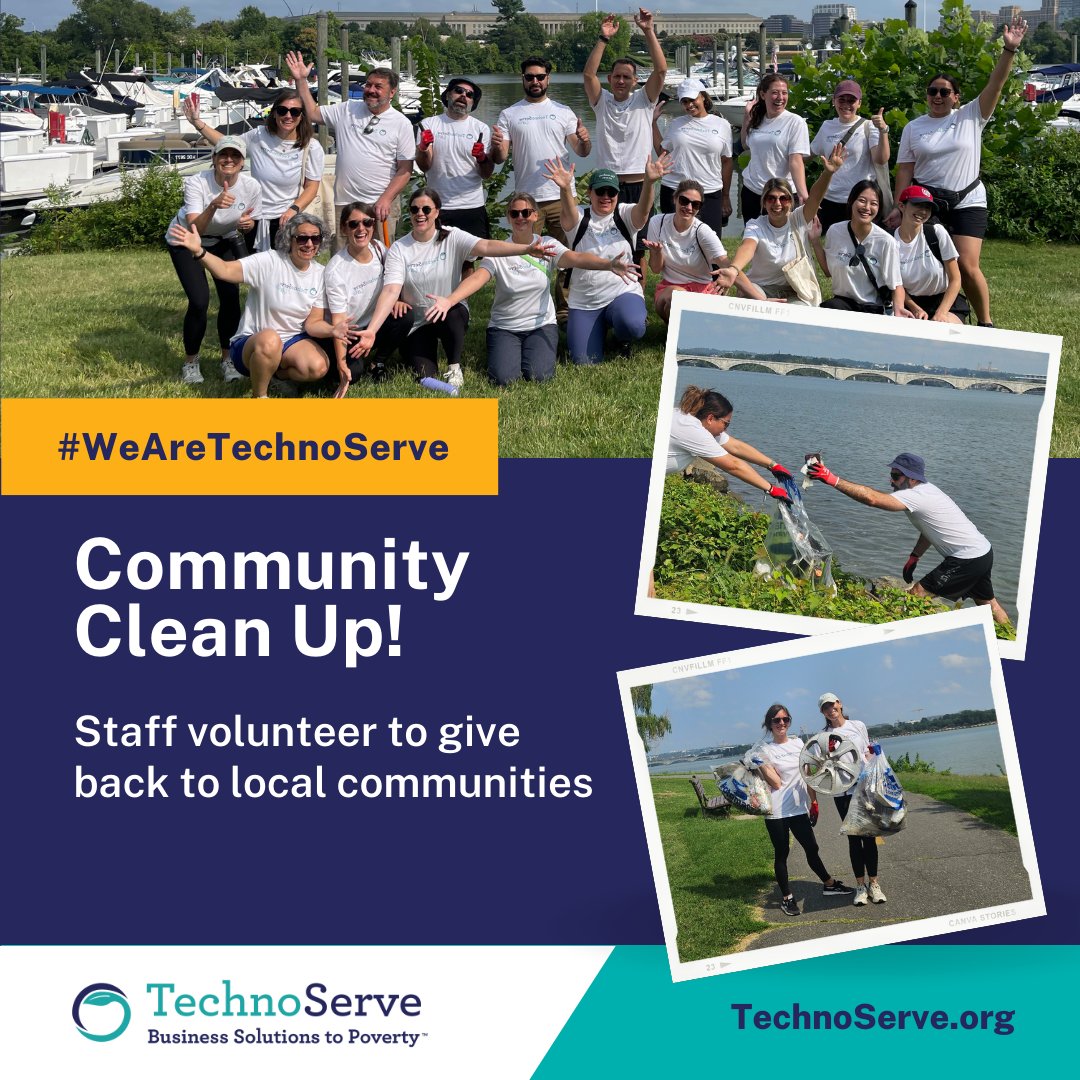 TechnoServe's tweet image. By volunteering with the Potomac Water Conservancy, we are building stronger connections while making Columbia Island cleaner &amp;amp; safer. We&apos;re always on the lookout for talented individuals who share our passion for making a difference. technoserve.org/careers
#TechnoServe