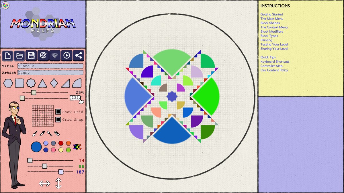 Looks like we missed #screenshotsaturday, but regardless, Mondrian Maker is looking a little bit different these days...