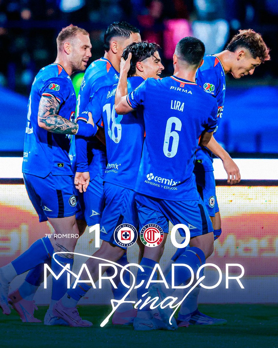 paracomentarse (@paracomentarse) on Twitter photo Con gol de Luka Romero la Máquina de Cruz Azul derrota por la mínima al Campeón Toluca en CU, los azules se instalan en el subliderato con 14 puntos y conserva invicto
facebook.com/share/p/16PVPM…
#veracruz #BocaDelRio #futbol #LigaMX #Apertura2025 #cruzazul #Toluca <a href="/ParaComentarse/">paracomentarse</a> Con gol de Luka Romero la Máquina de Cruz Azul derrota por la mínima al Campeón Toluca en CU, los azules se instalan en el subliderato con 14 puntos y conserva invicto
facebook.com/share/p/16PVPM…
#veracruz #BocaDelRio #futbol #LigaMX #Apertura2025 #cruzazul #Toluca <a href="/ParaComentarse/">paracomentarse</a>