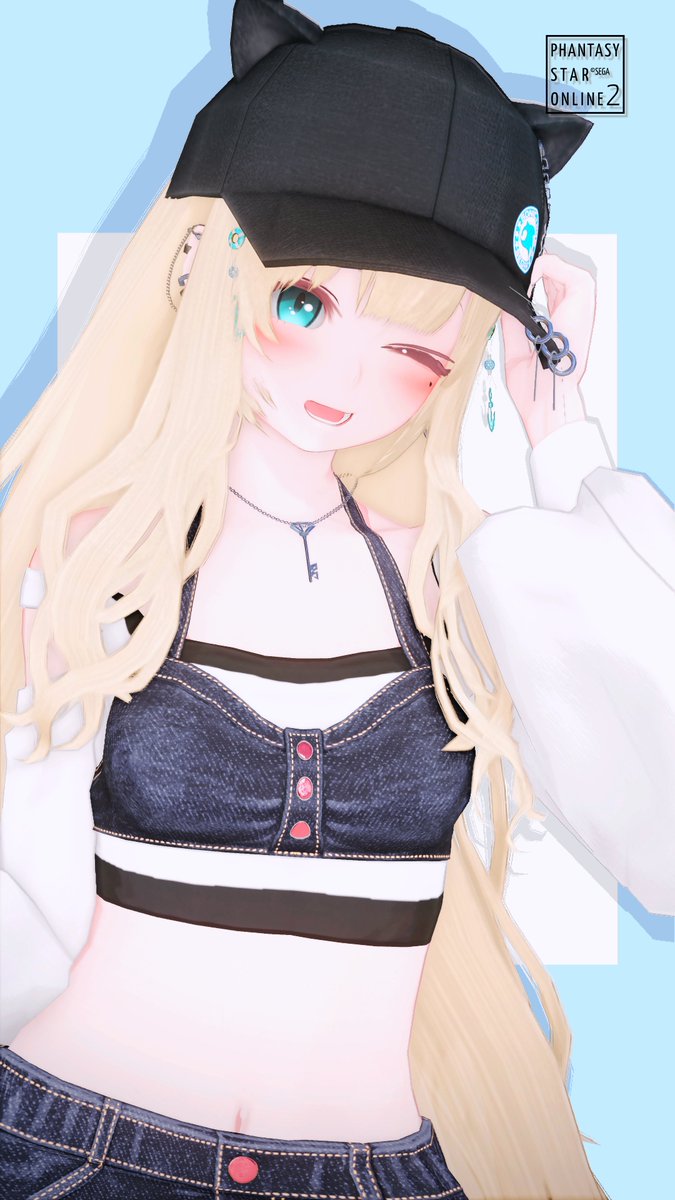 お高い服買いました
かわいい(￣￢￣*)
#PSO2NGS_S︎S