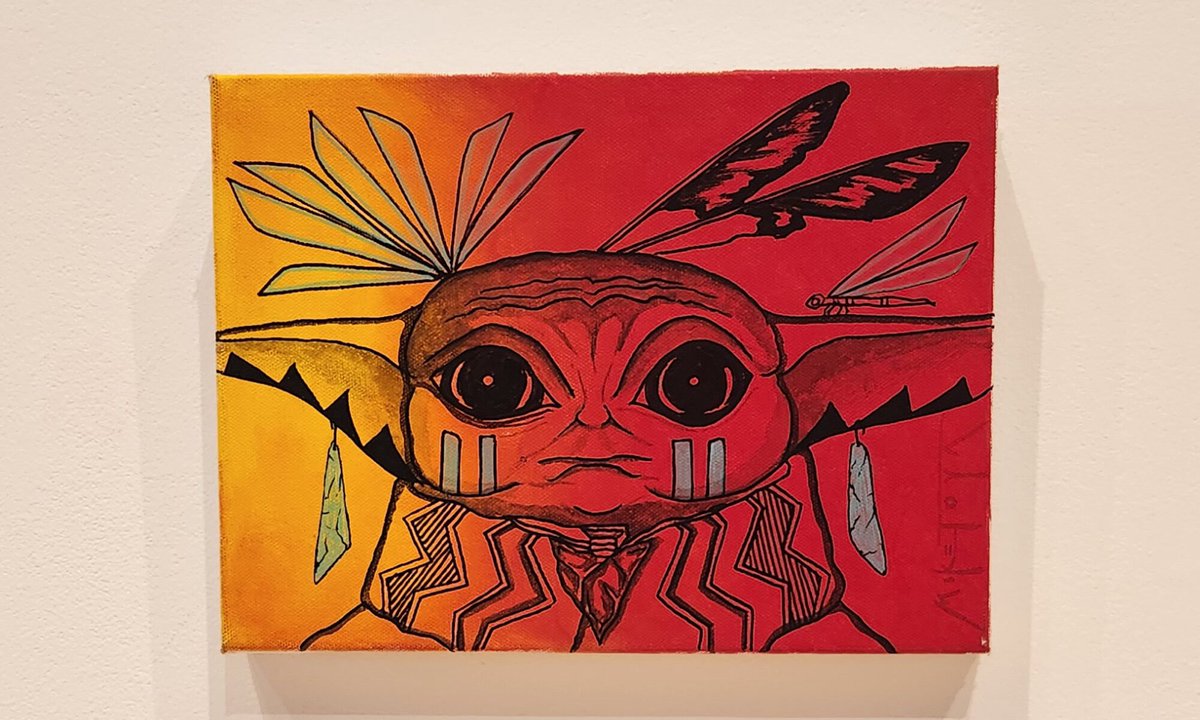 The Return of the Force part 4 features canvases that take many forms. We hope you’re enjoying this blog series showcasing Star Wars art by Native artists!
ranchoobiwan.org/returnofthefor… #StarWars #StarWarsArt