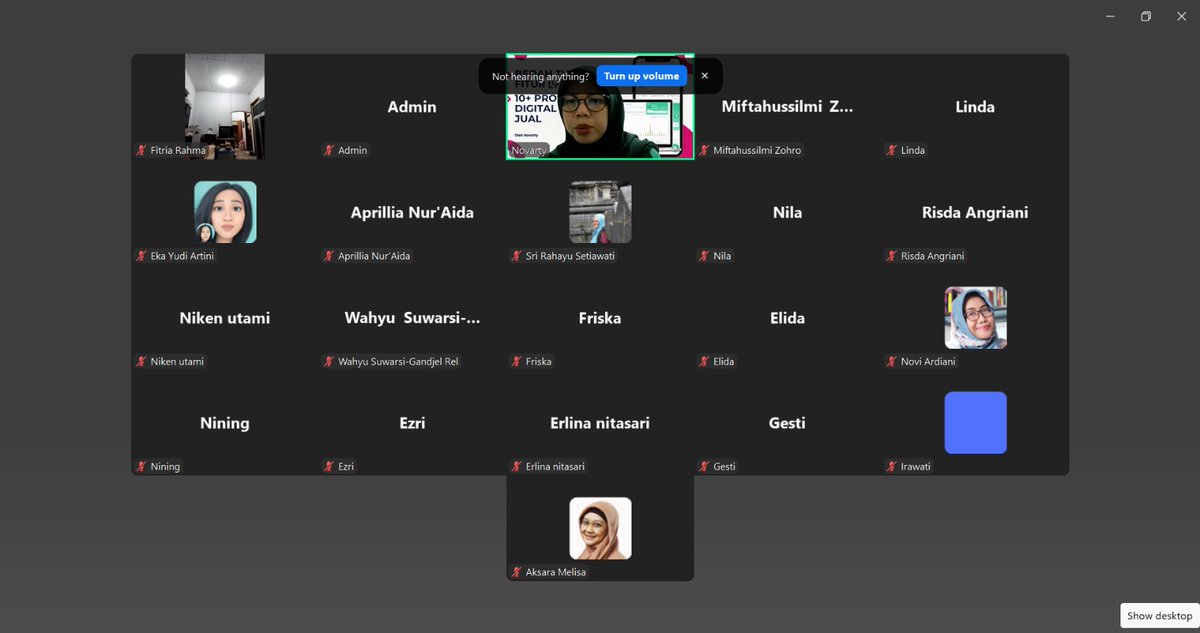 Terima kasih buat teman-teman yang sudah hadir di kelas BEDAH TUNTAS FITUR LYNK.ID DAN 10+ PRODUK DIGITAL tadi malam.
Semoga ada ilmu dan manfaat yang didapat ya ❤

Bagi yang terlewat kelasnya, bisa lihat rekamannya di sini 👇
lynk.id/novarty/dq9ny5…