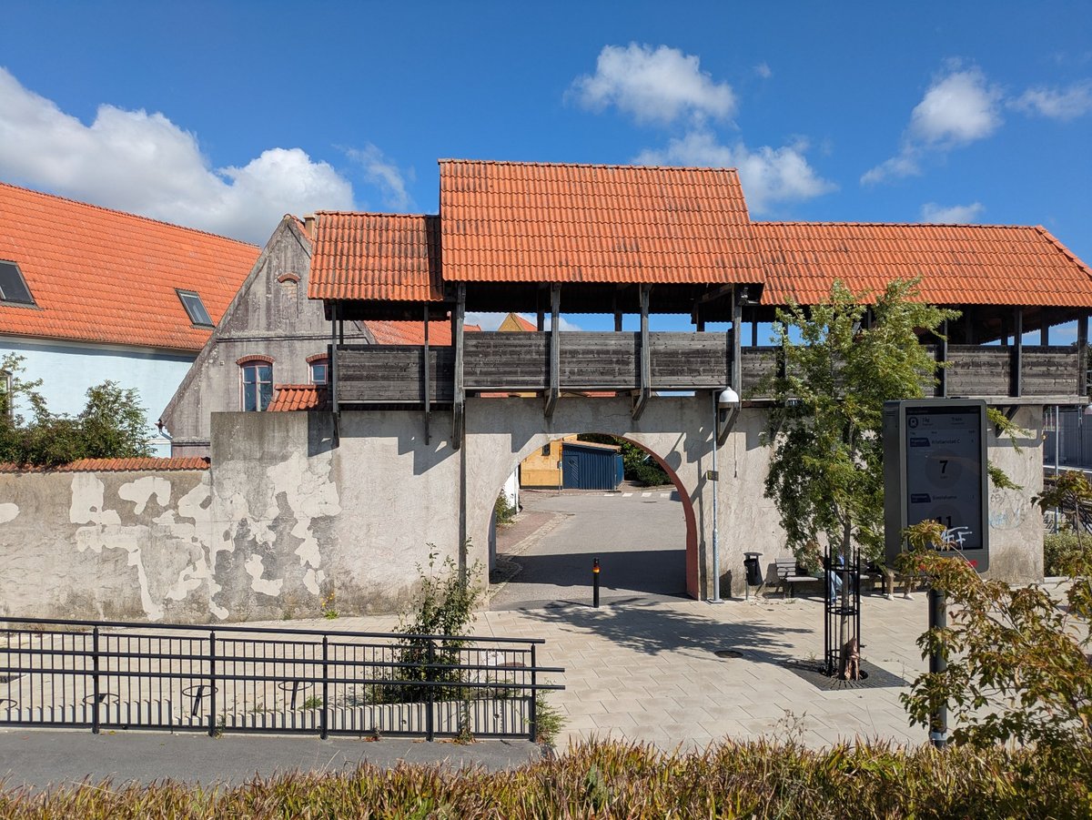 Jakriborg, Hjärup. Located on the train line between the Swedish cities of Lund and Malmö, it looks like a historic medieval village. In reality construction began in the 1990s! 

A fascinating experiment in urban planning. Do all new neighbourhoods always need to look "new"?