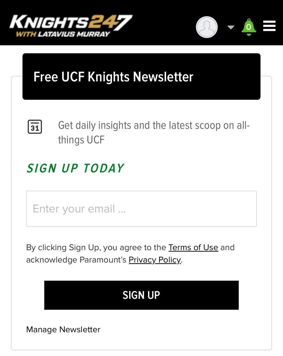 Don’t miss anything happening in Knight nation. Sign up for our free newsletter at Knights247.com.