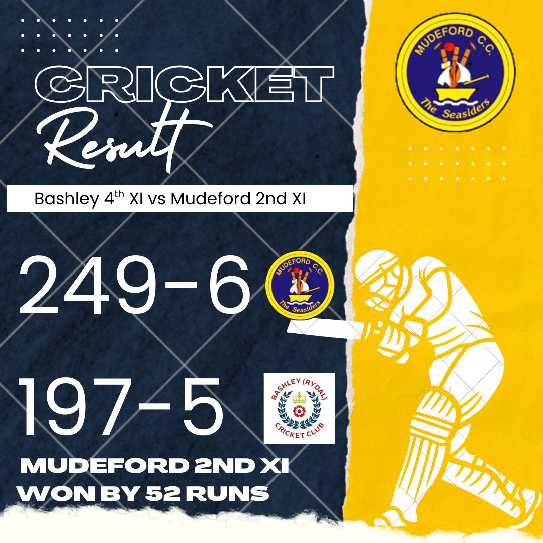A tense run chase saw our 1s win by 2 wickets on the final ball of the game to continue their push to win the league! And a strong win for the 2s saw them all but win the league with just one game remaining!

#cricket #cricketclub #localcricket #mudeford #UpTheMuddies #Seasiders