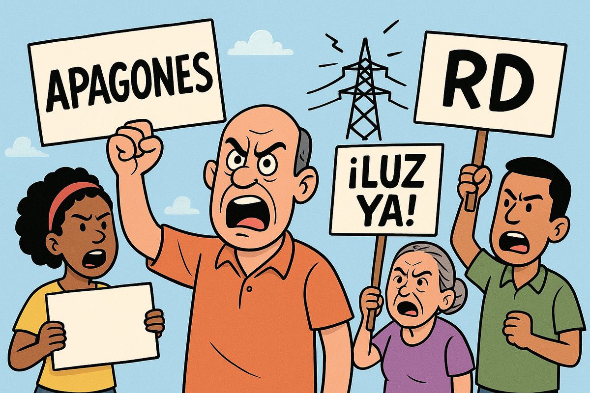 🔥⚡ Continúan las protestas por los apagones, que se han intensificado en los últimos días. La población está irritada mientras el gobierno solo anuncia promesas.

#ApagonesRD #Protestas #LuzYa #RD