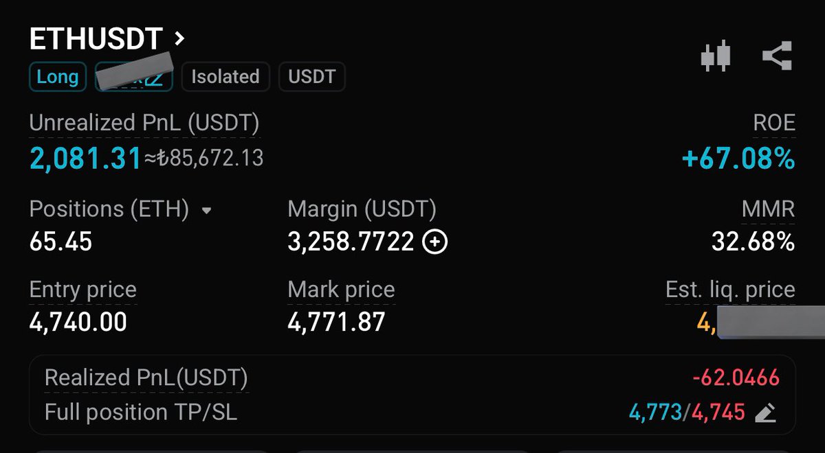 Önce short sonra ufak bir long ile kasa 5.5k$ oldu. Bu işlemde kapatıldı. Tekrar tüm kasa short girilecek.

Küsurat 500$ sizindir. Bu paylaşımı beğenip rt atan 1 kişiye bu akşam hediye edilecek, boş şanslar 🫶🏻

t.me/deepwebkripto