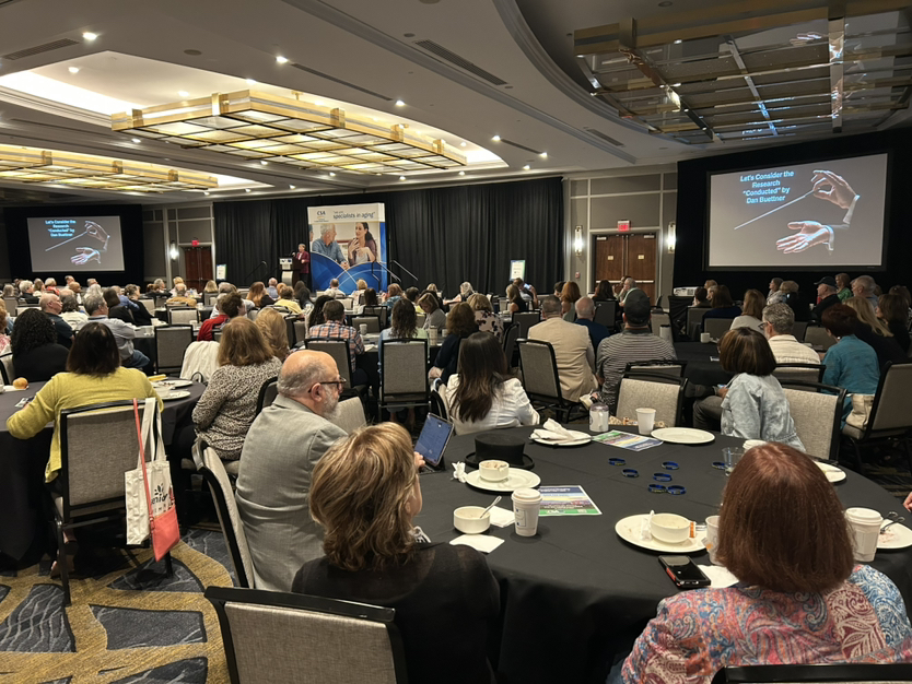 What a great way to start day 3 of the CSA Conference.  Thank you Jane Barton for reminding us that aging is an adventure to be embraced!   

#CSAConference #CSAConference2025 #AgingProfessionals