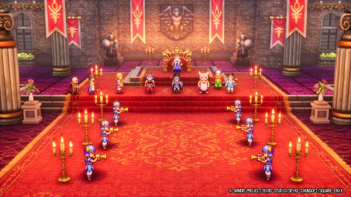 NbFoNNNvw740453's tweet image. うわあああ！
バラモス倒せたー！！！
そして懐かしのラダトーム🥰
フィールドBGMも冒険の旅じゃない！
#ドラクエ3HD2D