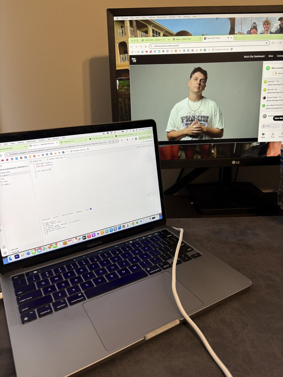 CodeCuriousDev's tweet image. Church and coding. 
Best Sunday morning combo