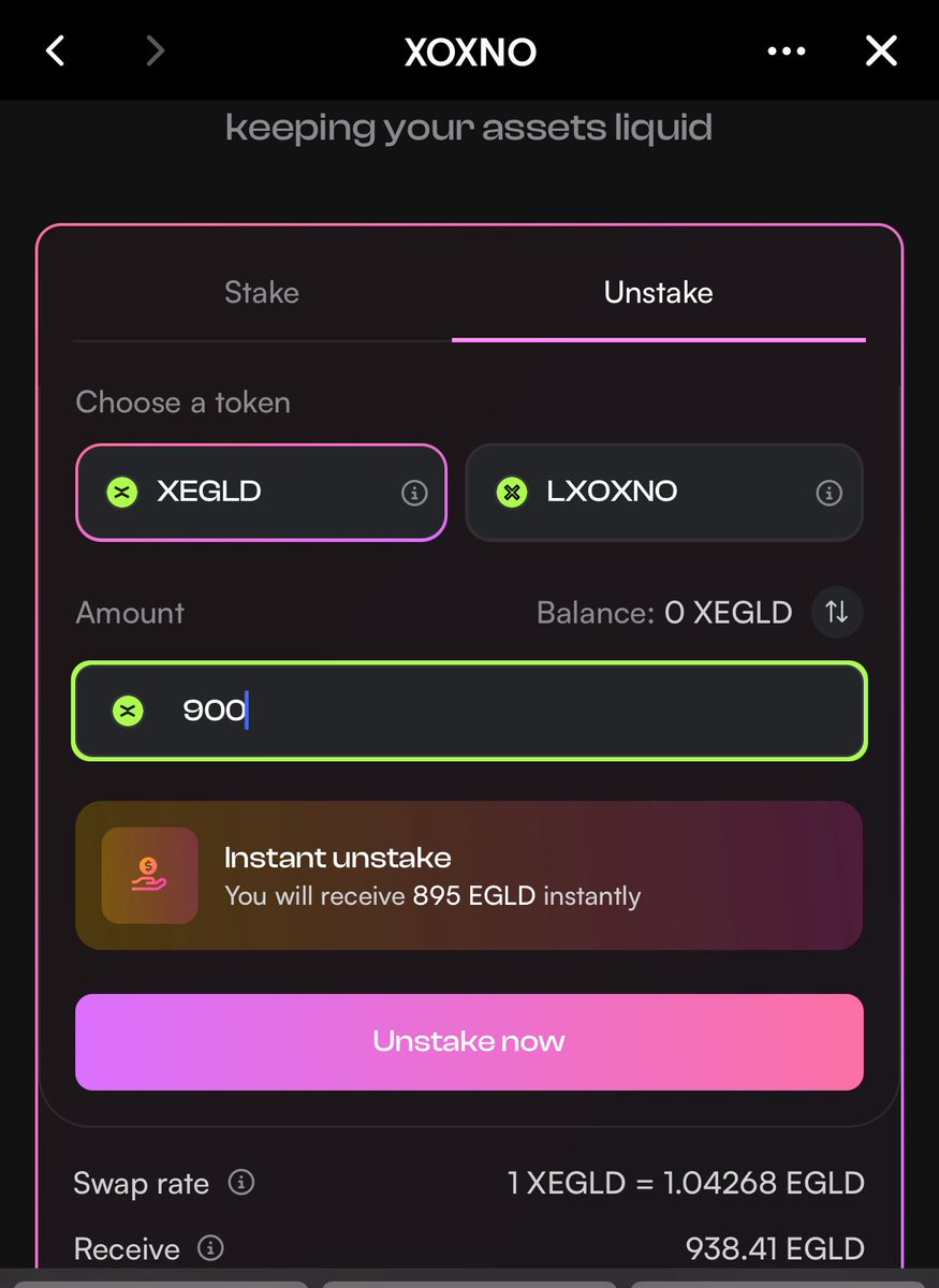 MrLeo6996's tweet photo. This is the big benefit of liquid staking with @XoxnoNetwork besides they will stake with 100+ providers- more decentralized
#Egld #Xoxno #Egldsqueeze #Defi #Liquidity https://t.co/rBupgRG0P8