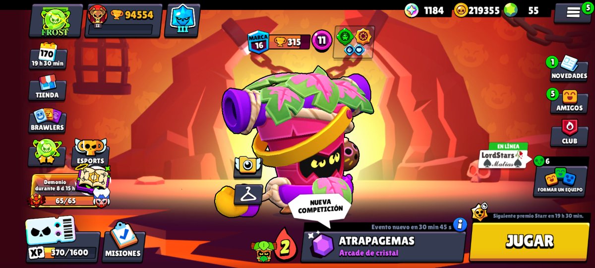 Que brawler para más difícil de jugar, literalmente todos te papean 💀
Ese cooldown al ataque que tiene lo perjudica totalmente