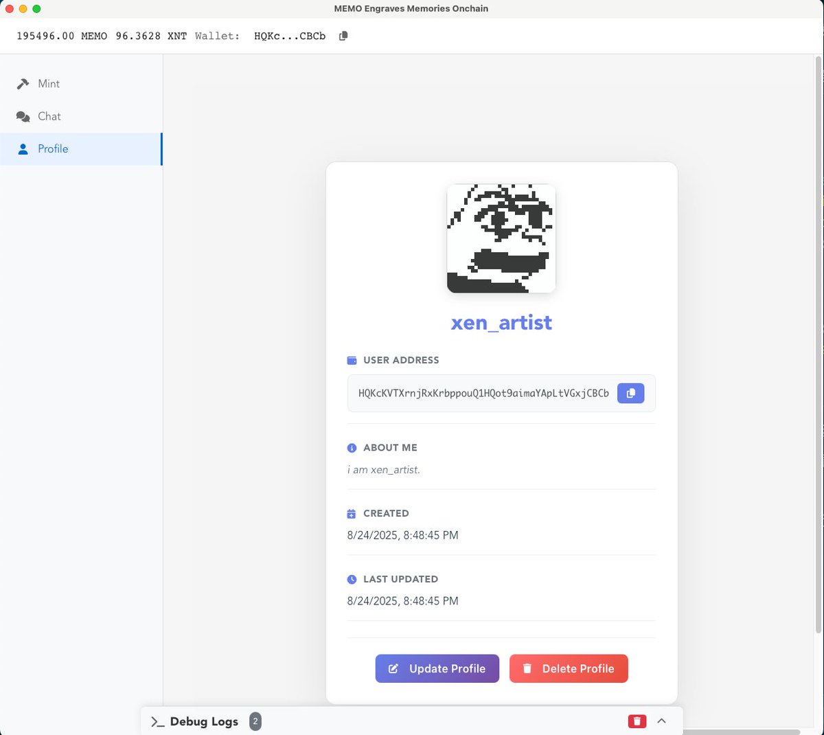 yeah, i am building 100% decentralized on-chain web3.0 on X1 testnet.

features finished for memo protocol &amp; client:

* mint &amp; burn
* chat
* profile

next to be implemented:

* project - x1.wiki alternative
* forum
* blog
* etc.

#X1 #XEN #solXEN