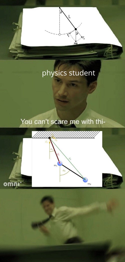 How did you you enjoy the double pendulum? #science