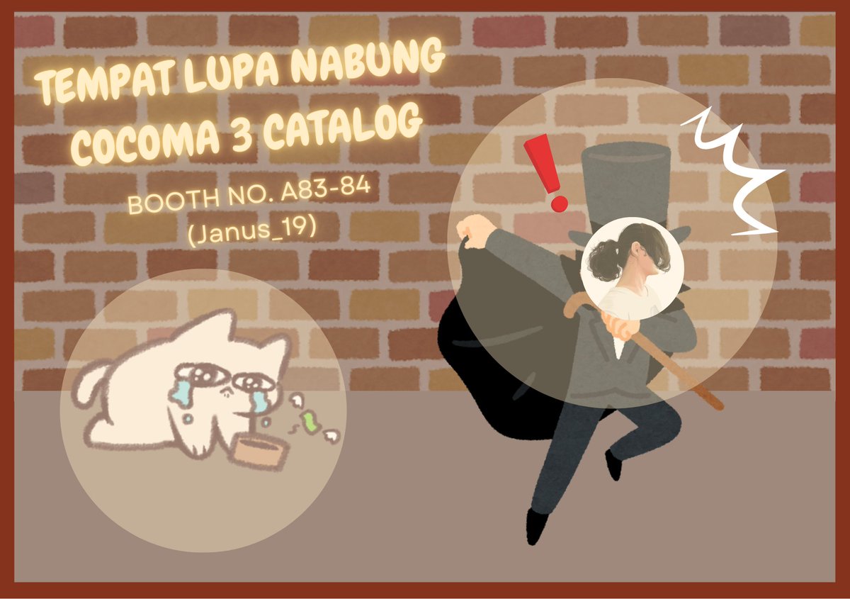 #COCOMA3 Open Pre-Order Pick Up OTS
❤️&amp;🔁appreciated!

(13 Sept 2025) Pick up OTS
Until 28 August (21:00 WIB)

Mall Ciputra, Dian Ballroom
No. Booth A83-84

Fandom: Original, FGO, Arknights, JJBA, Nijisanji ID, ONShannon

Form: forms.gle/S9djWHv5KHMVD4…

#COCOMA3CATALOGUE