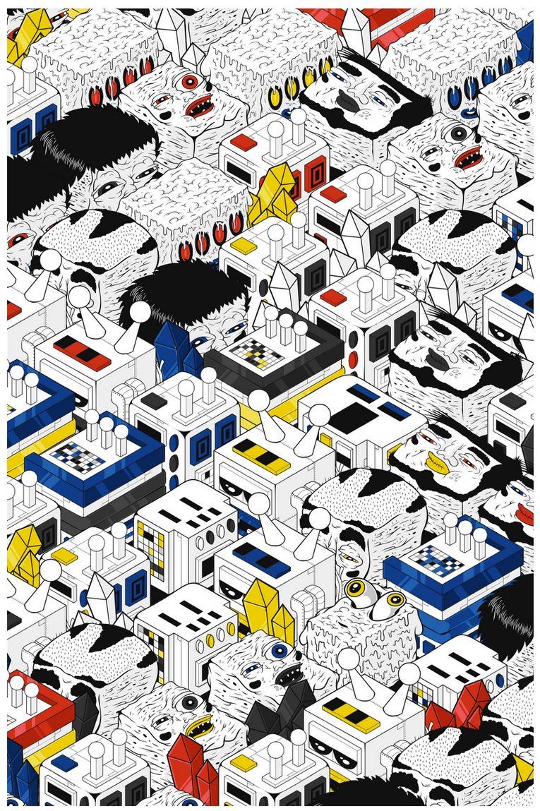 SMOLSKULLs × Monster Gaze #399
collab by <a href="/mknol/">Mark Knol</a> + <a href="/jordigandul/">jordigandul</a> 
released on <a href="/fx_hash_/">fxhash</a> in 2023
owned by me