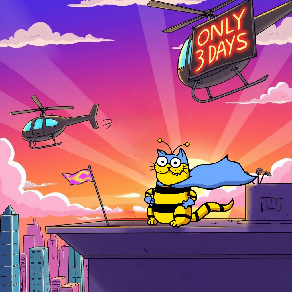 CatbeeX's tweet image. ⏰ Only 3 days left in the presale!
CatBee with explosive AI potential is nearing the finish line.
Price at $0.005 won’t last , don’t let FOMO catch you! 🚀

🌐 catbee.ai

#CatBee #Crypto #Presale #AI #Blockchain #DeFi #Web3 #FOMO #Countdown