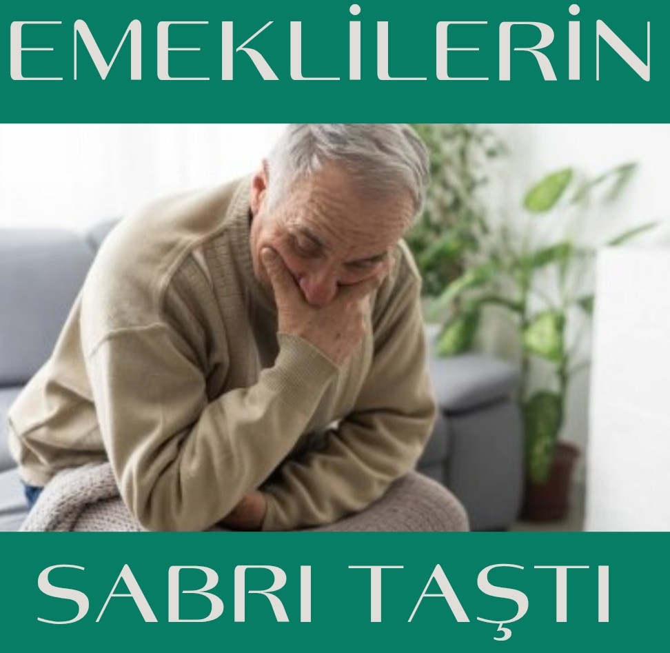 Ne yazık ki...
#EmeklilerinSabrıTaştı
Emeklilerde sabır kalmadı...
#5000VeKısmideSabırKalmadı