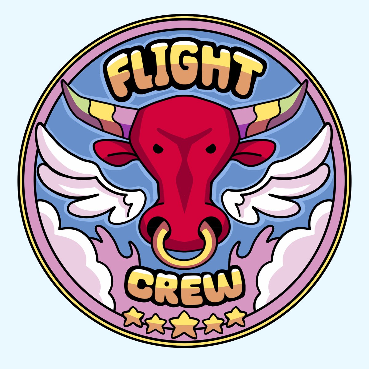 My entry for the <a href="/doodles/">doodles</a> x <a href="/redbull/">Red Bull</a> Patch Design Art Contest! The Winged Red Bull, ready to fly high!