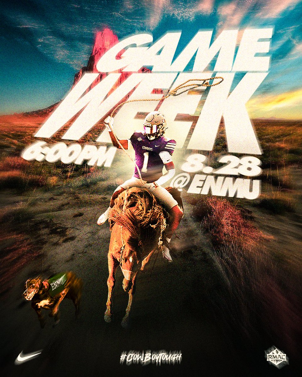 The wait is almost over..

Game Week!

#TheNewHighlands | #CowboyTough