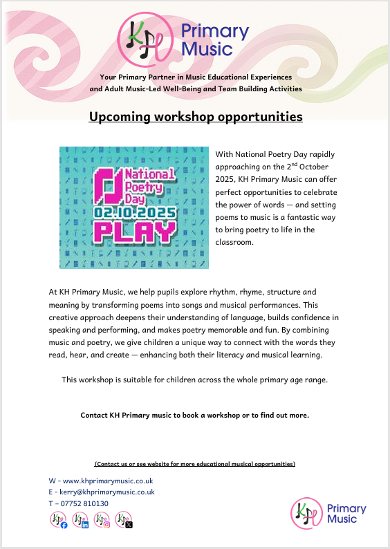 KH Primary Music tweet media