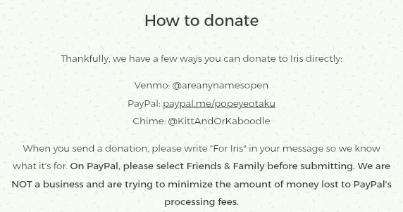 Irisposting's tweet image. New Pinned: Hi, I'm Iris, a lupus/epilepsy patient who's currently homeless and struggling to survive due to an inability to work from my illnesses. I need to raise $800 for weekly rent in 2 days. Which is also my birthday so hitting/exceeding the goal early would be amazing.