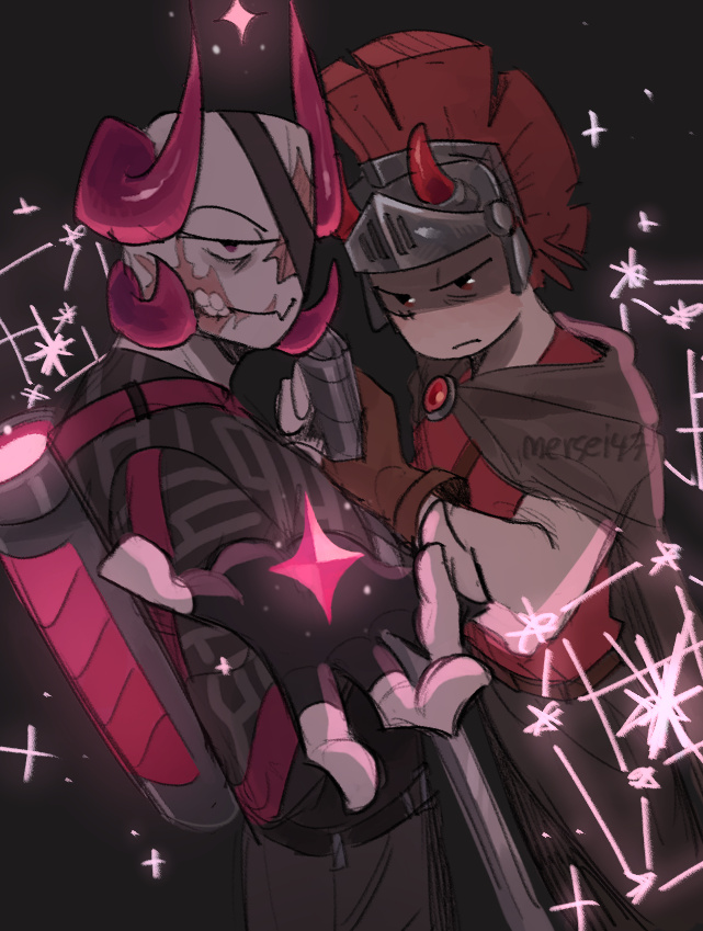 they are currently my mains so I draw them together