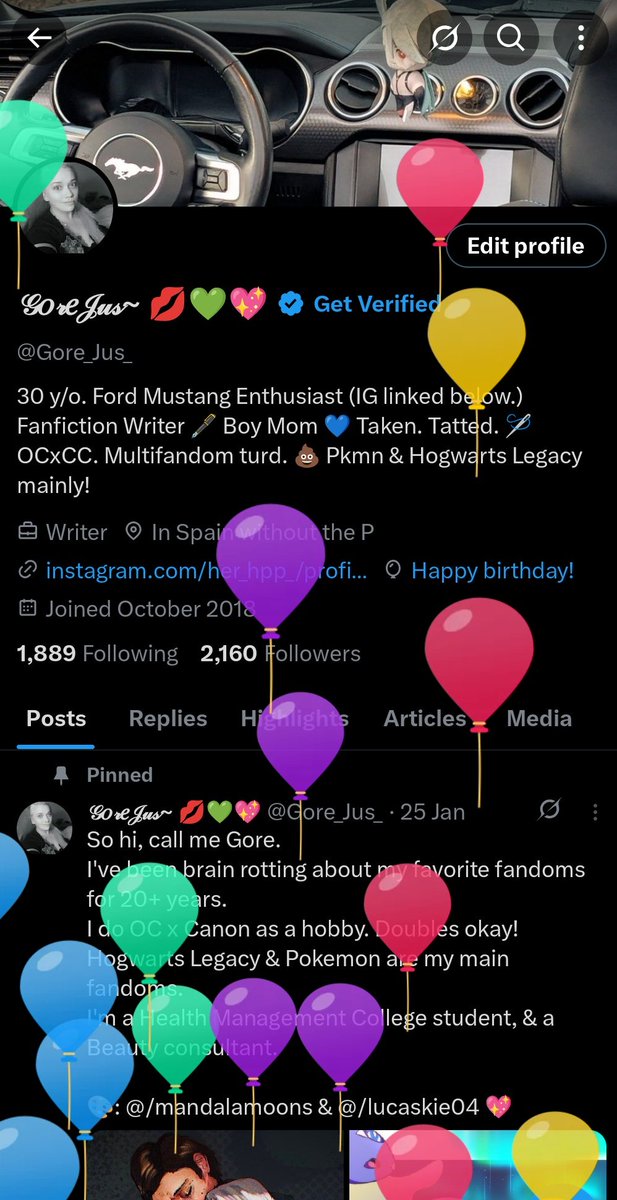 Gore_Jus_'s tweet image. Made it to my 30s. 💖 

It's.... Bittersweet. But, I'm still gonna enjoy my little fandoms just as if I were 10 years old again. 💖

#gettingold