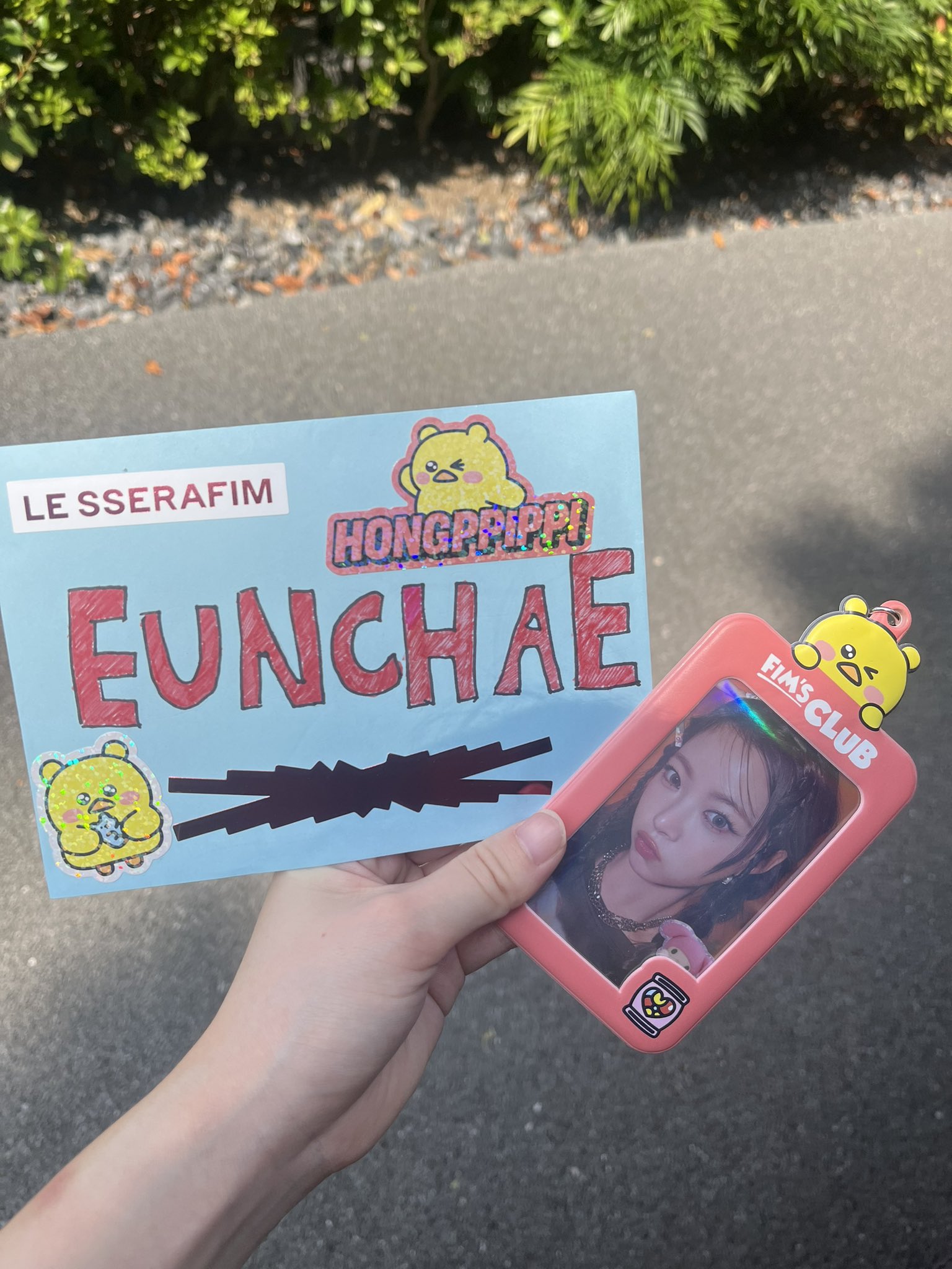 LE SSERAFIM ウンチェ ファンレターお渡し会 トレカ