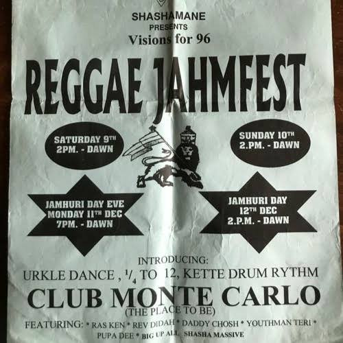 Club Monte Carlo in Nairobi. Reggae heads know this place.