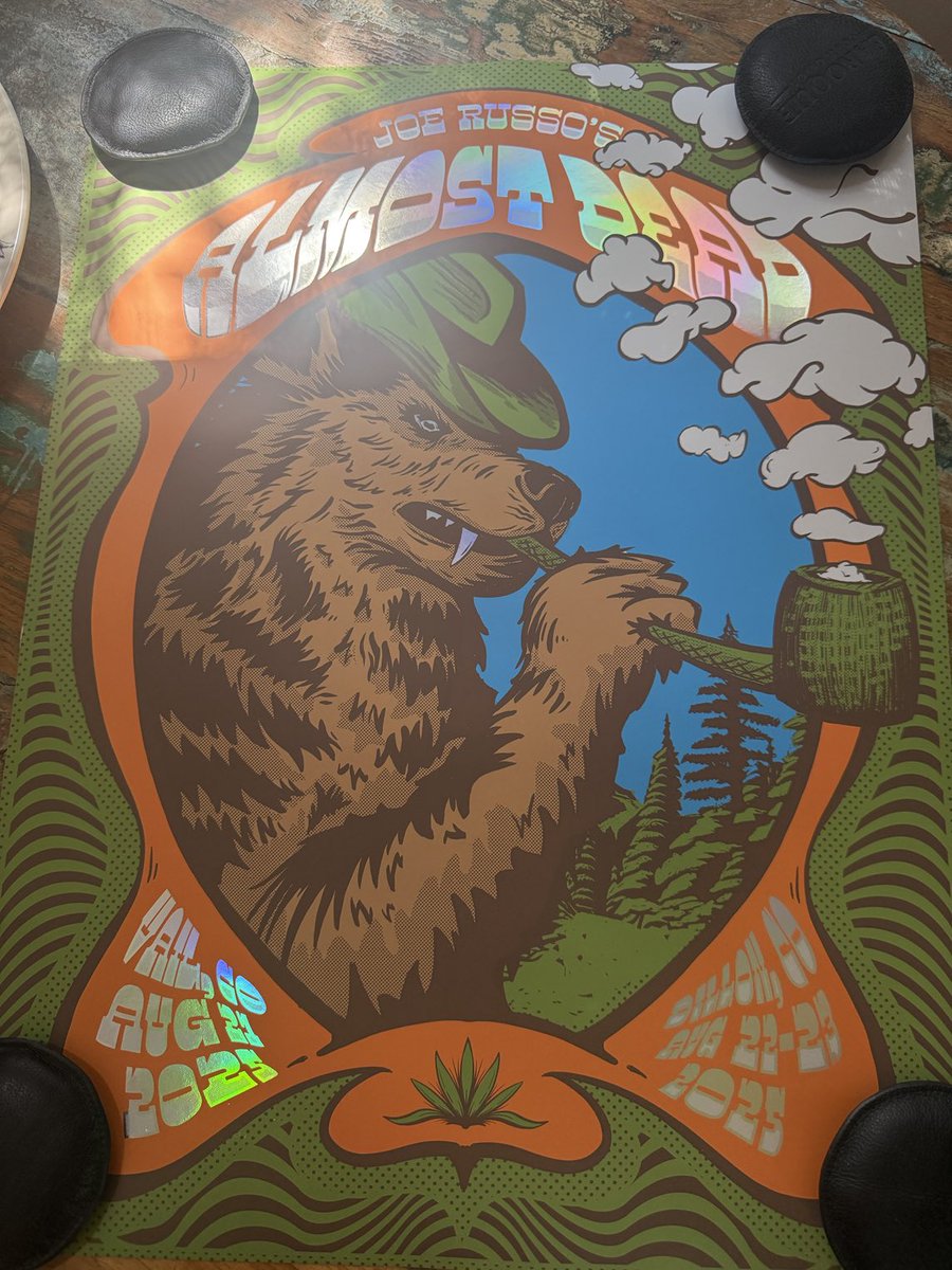 Awesome night at Dillon Amphitheater never seen Joe Russo’s Almost Dead and i’ve been missing out! Had some friends up for the weekend and tomorrow back to biz 100% if yo’re in line to be verified, i’ll get with you asap, if your not in line, what are you waiting for DROP is ON!
