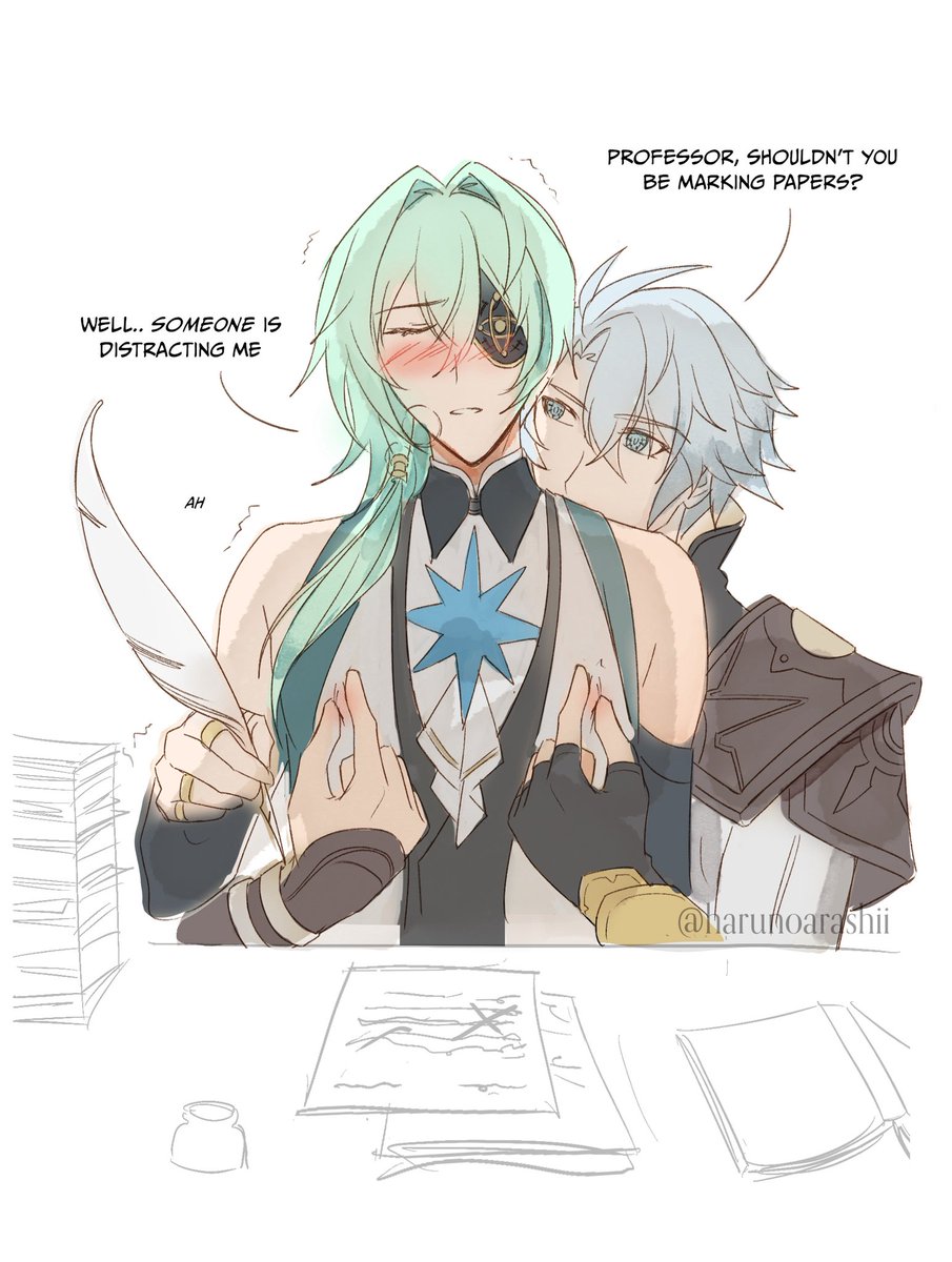 Distracting the professor 
#phainaxa #厄夏