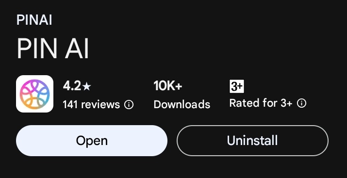 shamsuddeein's tweet image. STOP scrolling.  
Download @pinai_io rn.  
Then flex how much data you mined 😎  
#AI #pinai #DataFlex #PrivacyFirst