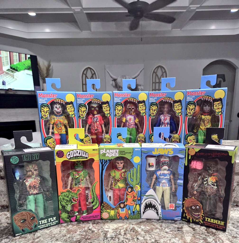 eric_flathers's tweet image. #CHC The impressive Ben Cooper collection is once again complete for now! Another Neca slam dunk!!! 
#BenCooper #Halloween #Neca_Toys