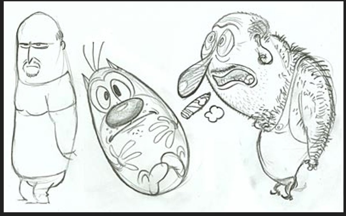 radiodormouse's tweet image. Vincent Waller’s Ren &amp;amp; Stimpy sketches are pure chaos and genius The perfect blend of goofy shapes, grotesque detail, and over-the-top expression. #RenAndStimpy