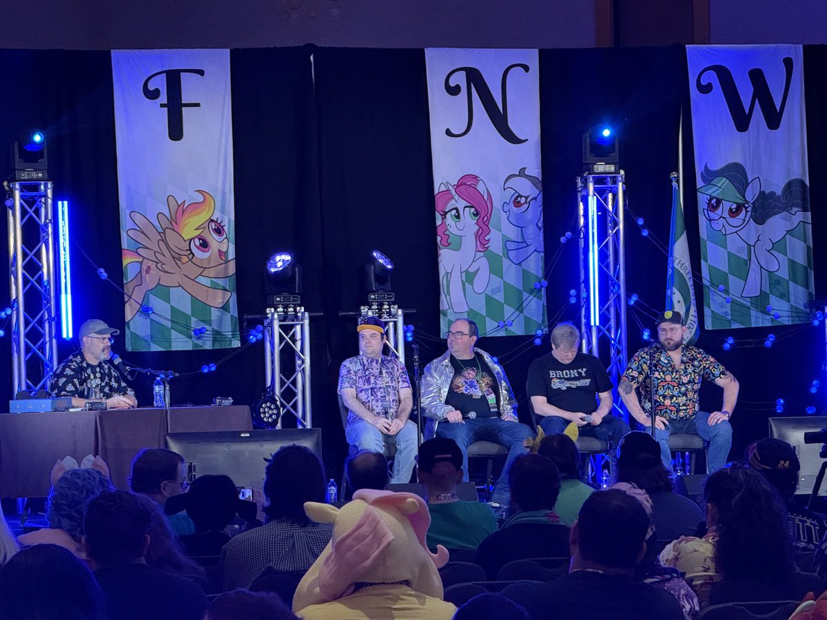 Everfree Northwest (@everfreenw) on Twitter photo Hooves Line is it Anyway? Is in full swing! Join <a href="/ACRacebest/">ACRacebest</a> <a href="/Saberspark/">Saberspark</a> <a href="/TaylorBMcardle/">Taylor #GlimmerGang</a> <a href="/Dusty_Kat/">Dustykatt / ダスティキャット 🏳️🌈🌈🏴☠️</a> and more as they bring the laughs you know and love! Hooves Line is it Anyway? Is in full swing! Join <a href="/ACRacebest/">ACRacebest</a> <a href="/Saberspark/">Saberspark</a> <a href="/TaylorBMcardle/">Taylor #GlimmerGang</a> <a href="/Dusty_Kat/">Dustykatt / ダスティキャット 🏳️🌈🌈🏴☠️</a> and more as they bring the laughs you know and love!