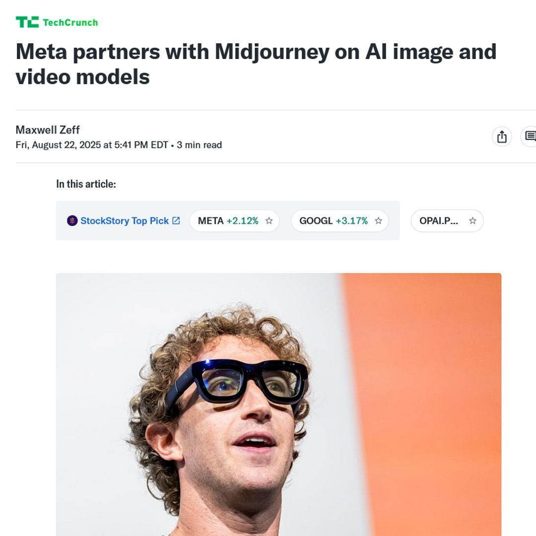 With meta investing a fortune into AI engineers, I'm surprised they aren't creating things like this themselves. This reminds me of when Toys-R-Us "partnered" with Amazon to sell Toys online. I think this will benefit Midjourney a lot more then it benefits Meta/Facebook.