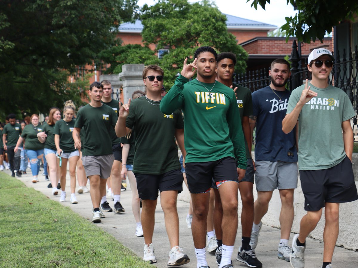 TiffinU's tweet image. It has been an eventful day here at TU! Our newest Dragons have had a full day of activities on campus, and around the town. It is a great day to be a Dragon! 🐲 💚

#tiffinuniversity #welcomeweekend #dragonnation