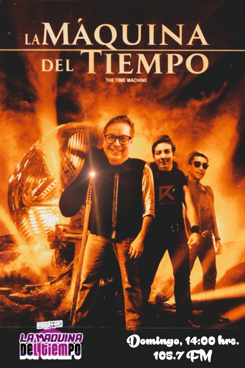 Jinete Rock (@rockjinete) on Twitter photo Los Esperamos a las 2 de la Tarde para dar Saltos Cuánticos por Diferentes Momentos de la Música en "La Máquina del Tiempo" de Reactor 105.7 Fm !! Se Parte de Nuestra Tripulación !! <a href="/lamaquina105/">La Máquina del Tiempo de Reactor 105.7 FM</a> <a href="/elomar_ze/">Omar Salazar</a> <a href="/PacoMemoRock/">Paco Memo Rock</a> <a href="/Reactor105/">Reactor 105.7 FM</a> #vintage #Domingo #queelrocksea #GeneracionR Los Esperamos a las 2 de la Tarde para dar Saltos Cuánticos por Diferentes Momentos de la Música en "La Máquina del Tiempo" de Reactor 105.7 Fm !! Se Parte de Nuestra Tripulación !! <a href="/lamaquina105/">La Máquina del Tiempo de Reactor 105.7 FM</a> <a href="/elomar_ze/">Omar Salazar</a> <a href="/PacoMemoRock/">Paco Memo Rock</a> <a href="/Reactor105/">Reactor 105.7 FM</a> #vintage #Domingo #queelrocksea #GeneracionR
