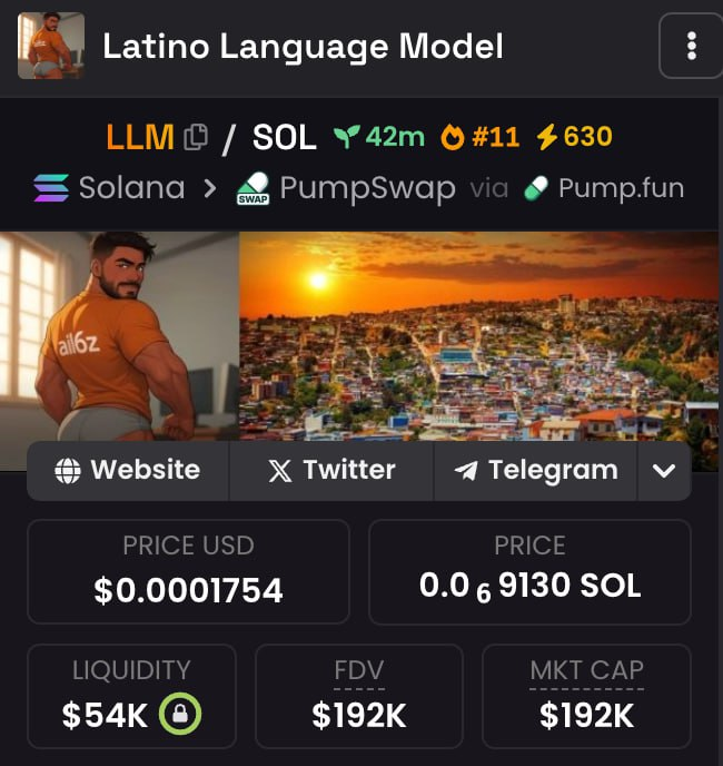 All you need is a "Latino Language Model"

CA: 54zCo58WndTqFqiN7fB47LdRU8fdyC1aPLJE2utWpump

630 Boost #11 Dexscreener
latinolanguagemodel.xyz