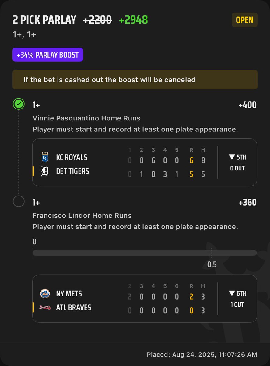 Tailing <a href="/HomeRunPredict/">HomeRunPredict</a> come on Lindor