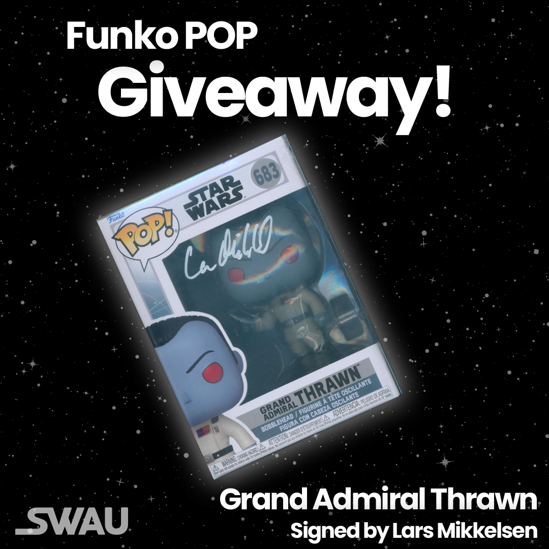 Listen up Star Wars fans! 🪐

Don’t miss out on a chance to win this incredible Grand Admiral Thrawn Funko Pop signed by Lars Mikkelsen!

Here are the rules ⬇️

To enter:
• Follow <a href="/swau_official/">SWAU</a>
• Like this post
• Repost this post for an extra entry
• Tag one friend per REPLY
