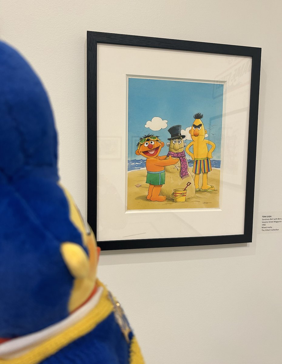 _PartyCoffin_'s tweet image. I haven&apos;t been up to much of anything beyond working!  I  did travel with Friends to take Wally to go look at framed Sesame Street  artwork though- It was fun to see it up close! I always had the thought in there, &quot;Wally&apos;s seeing his Forefathers...&quot; which is very funny...