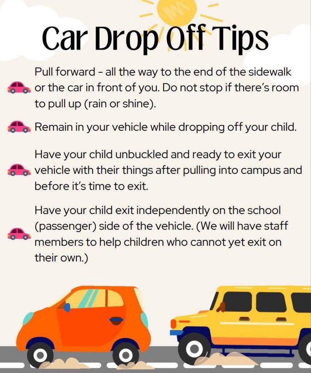 Welcome back! No left turn into or out of our campus! 💙💛💙