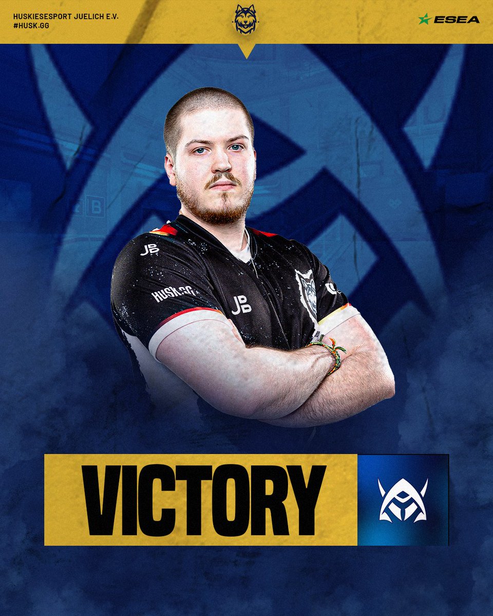 Huskies eSport Jülich e.V. (@huskjuelichgg) on Twitter photo 🔥 VICTORY – <a href="/ESEA/">ESEA League</a> Main Season 54 🔥
Das Rudel schlägt wieder zu! 🐺💪
Mit einem 13:9 holen wir den Sieg gegen <a href="/Avanti_GG/">Avanti Esport</a> und stehen nun bei 6:5 in der Season! 🚀
Ein riesiges Dankeschön an <a href="/NichtAven/">Aven oωo</a> für den Cast – immer wieder stark dich am Mic zu haben! 🎙️🙌
#HUSKGG #ESEA 🔥 VICTORY – <a href="/ESEA/">ESEA League</a> Main Season 54 🔥
Das Rudel schlägt wieder zu! 🐺💪
Mit einem 13:9 holen wir den Sieg gegen <a href="/Avanti_GG/">Avanti Esport</a> und stehen nun bei 6:5 in der Season! 🚀
Ein riesiges Dankeschön an <a href="/NichtAven/">Aven oωo</a> für den Cast – immer wieder stark dich am Mic zu haben! 🎙️🙌
#HUSKGG #ESEA